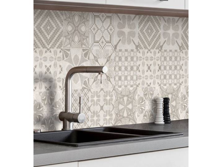 MyMaxxi Küchenrückwand Küchenrückwand selbstklebend Mosaik beige Spritzschutz Folie, (Klebefolie Küchenrückwand aufgerollt B 340 cm x H 60 cm), Beige Mosaik B 340 cm x H 60 cm