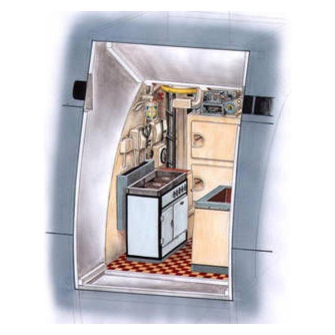 CMK U-Boot typ IX Galley for REV (129-N72022)
