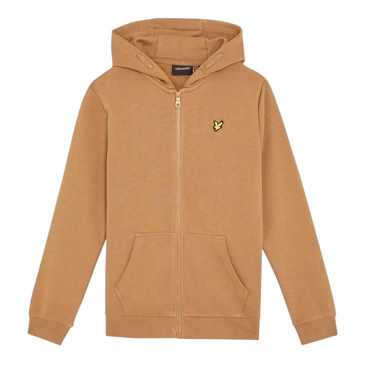 Lyle & Scott Jongens Hoodie Sweat Jacket (Tijgeroog)
