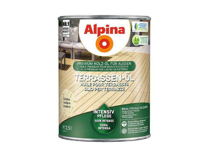 Alpina Terrassen-Öl Farblos 2.5 l Matt