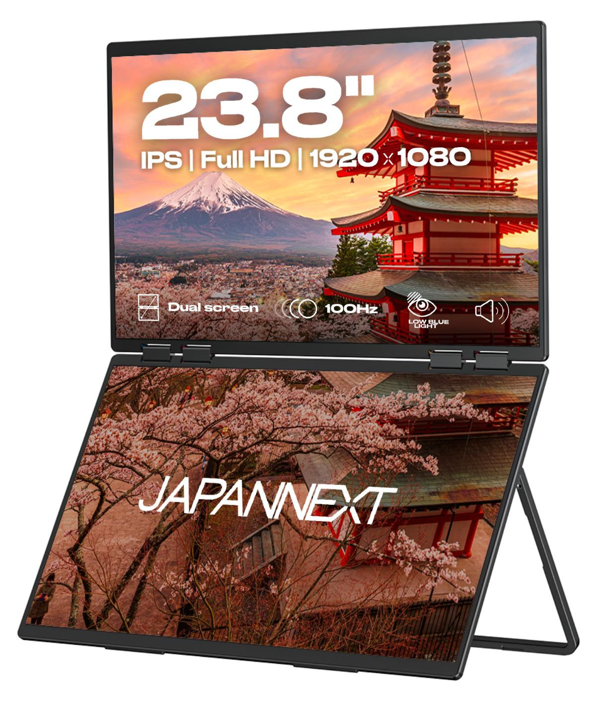 JAPANNEXT JN-DMD-IPS238F-C4 Dual-Monitor FHD 60,5cm
