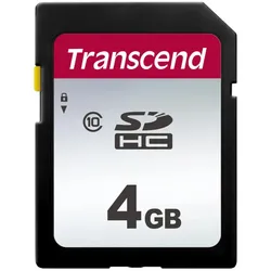 Transcend SDHC 300S 4GB NAND Klasse 10