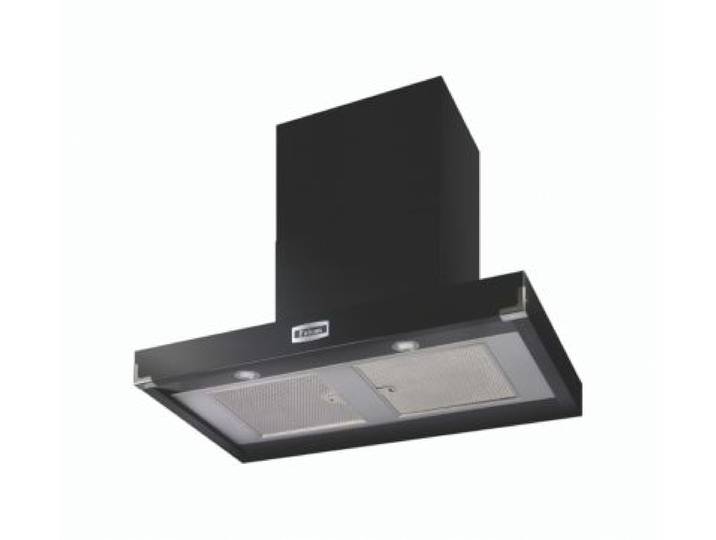 Falcon - Hotte Décorative Murale Hotte Pkr Contemporaine 90 Cm Noir Chrom
