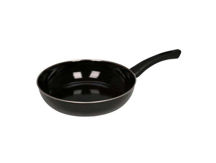 Riess Pfanne Classic, Schwarz, Metall, rund, 5.6 cm, kratzfest, rostfrei, geschmacksneutral, Kochgeschirr, Pfannen, Bratpfannen
