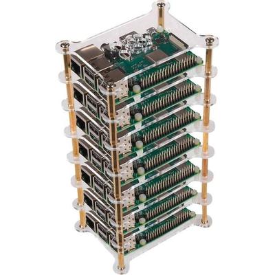 Joy-it RB-Case+19 SBC-Gehäuse Passend für (Entwicklungskits): Raspberry Pi® Acrylglas klar