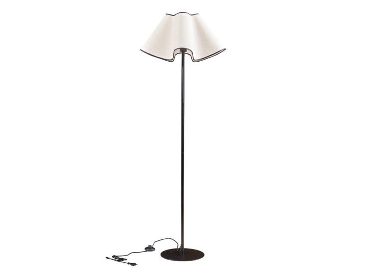 lux.pro Stehleuchte Ashton, Schwarz, Weiß, Textil, Metall, E27, 42.5x153x42.5 cm, Lampen & Leuchten, Innenbeleuchtung, Stehlampen