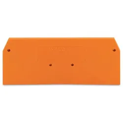 Wago 280-326 Abschluss- und Zwischenplatte,2,5 mm dick,orange 280326  - 25 Stück