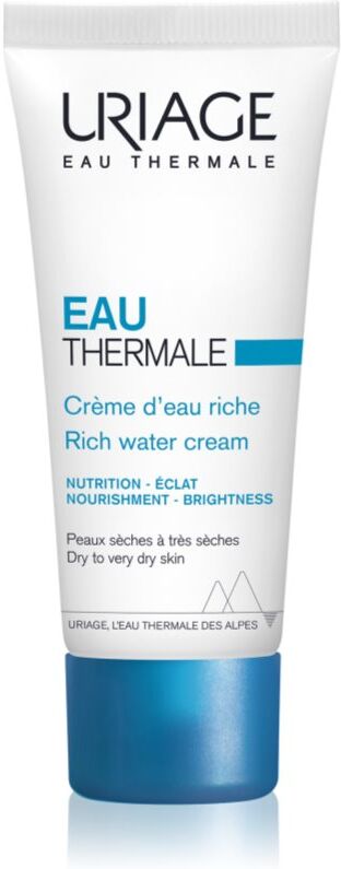 Uriage Eau Thermale Rich Water Cream nährende und feuchtigkeitsspendende Creme für trockene bis sehr trockene Haut 40 ml