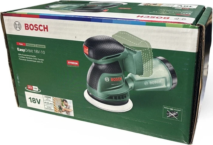 BOSCH Akku-Exzenterschleifer EasyOrbit 18V-10, 0.603.3E4.000 (ohne Akku)