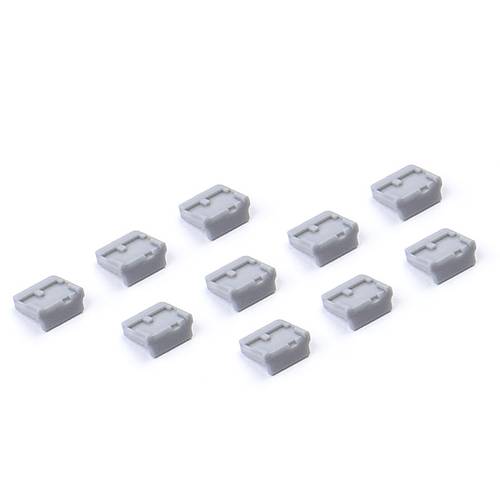 Smartkeeper Mini USB-B Port Schloss UL04P1GY 10er Set Grau ohne Schlüssel UL04P1GY