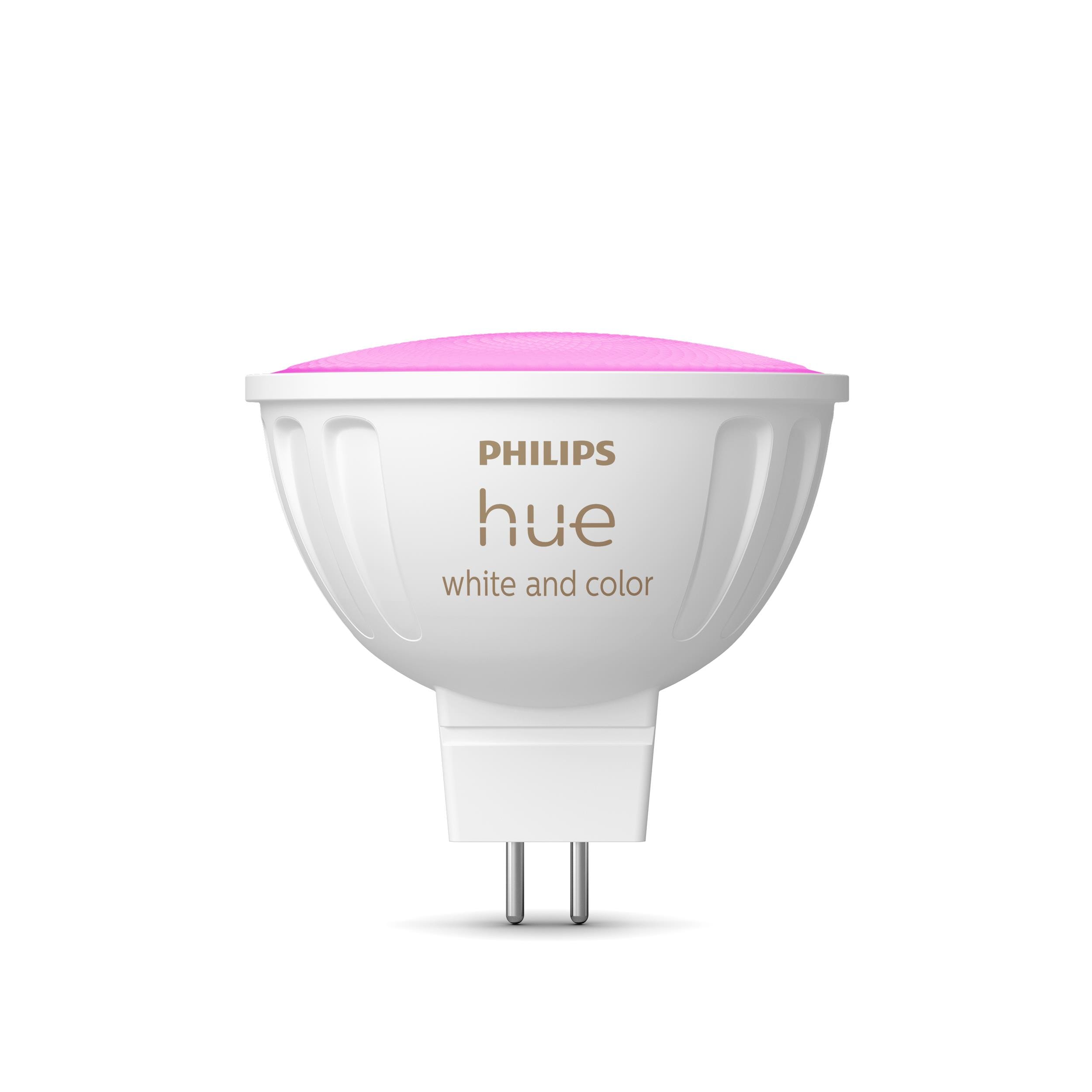 Philips Hue White & Color Ambiance MR16 LED-Lampe 400lm, Einzelpack 49140300