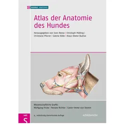 Atlas der Anatomie des Hundes, Fachbücher von Fricke Wolfgang, BUDRAS ANATOMIE