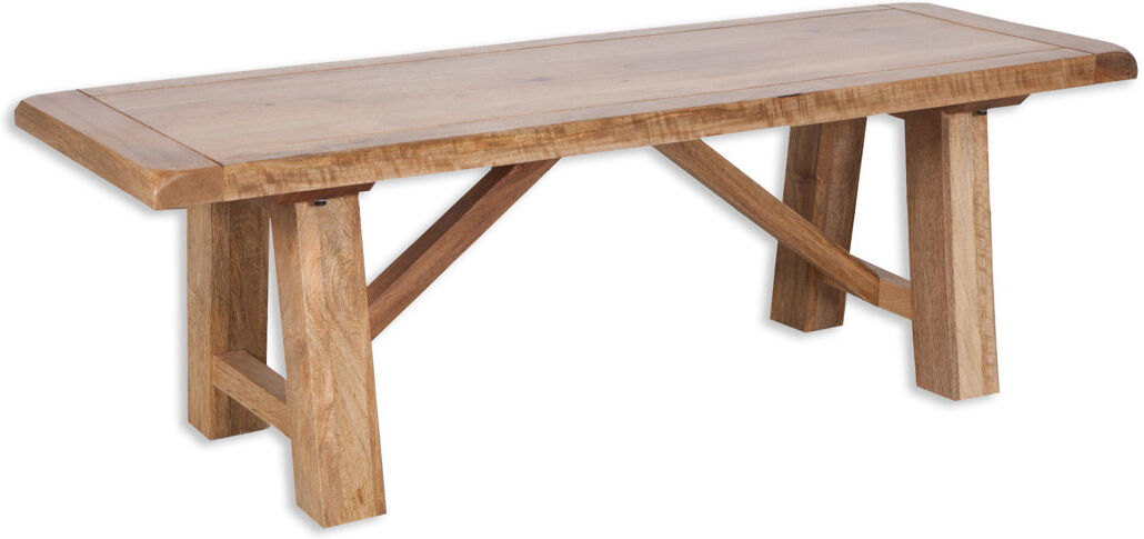 Union Rustic Antigo Upholstered Bench Natural Mango H45 x W135 x D46cm