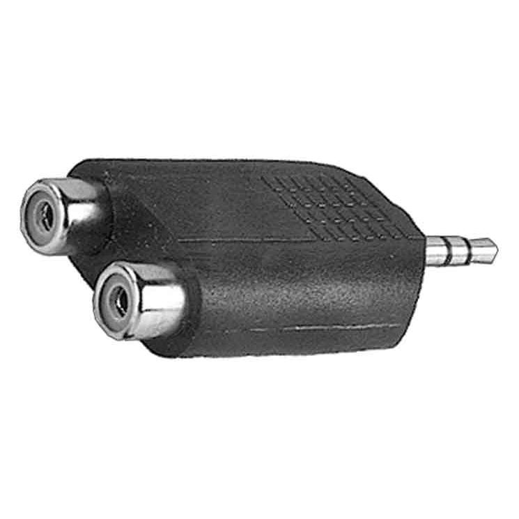 E+P GS 17 3.5mm 2 x RCA Schwarz Kabelschnittstellen-/adapter (Klinkenadapter) (GS 17)