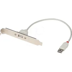 LINDY 33123 - Slotblech 1x USB 2.0 Typ-A™ Port