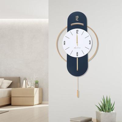 Value Selection Modern Wall Clock Silent Pendulum Design With Gold Accents Modern Wall Clock Silent Pendulum Design With Gold Accents