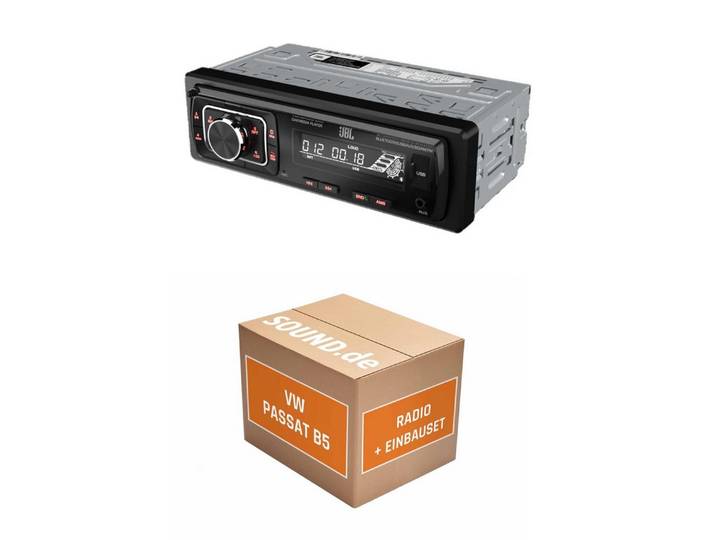 JUST SOUND best choice for caraudio Autoradio Einbauset JBL Celebrity 150 Passat B5 Autoradio (RDS, AM/FM Radio, Animiertes Display, Freisprecheinrichtung, 1 DIN)