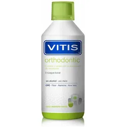 Vitis, Mundspülung, Kieferorthopädie Colutorio Apfel-Minze-Geschmack 1000ml (1000 ml, Mundspülung)