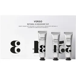 Verso, Beauty Geschenkset, - Skincare Retinol 8 Discovery Kit (Gesichtspflege Set)