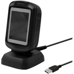 Qoltec 50864 Barcodeleser Fester Barcodeleser 1D/2D LED (1D-Barcodes, 2D-Barcodes), Barcode Scanner, Schwarz