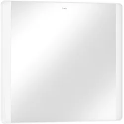 hansgrohe Xarita Lite Q Spiegel, vertikale LED-Belechtung, 800x30x700mm, IR Sensor, 54976700, Farbe: Mattweiß