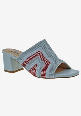 Women's Faint Mule by Bellini in Blue Multi Woven (Size 9 1/2 M)