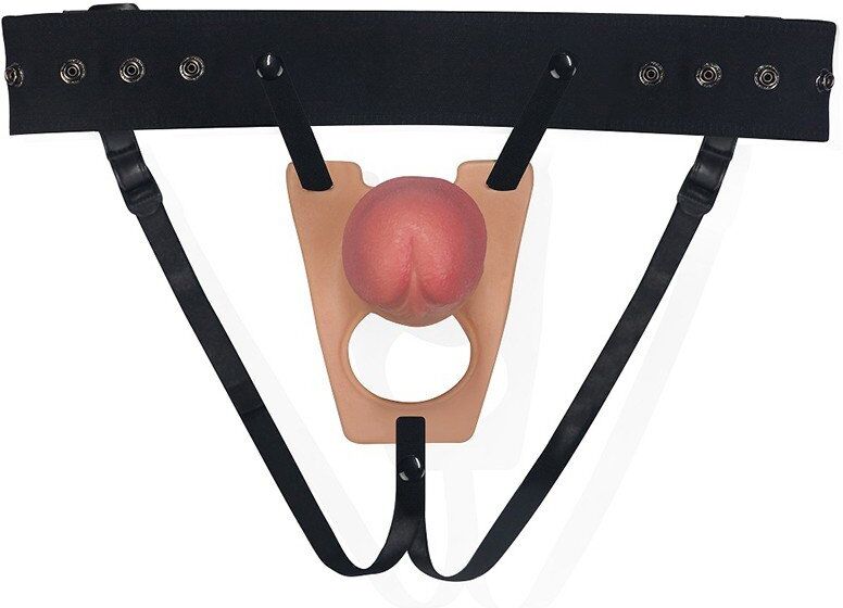 Lovetoy Strap-On Harnais avec Dildo 22 cm - Nude