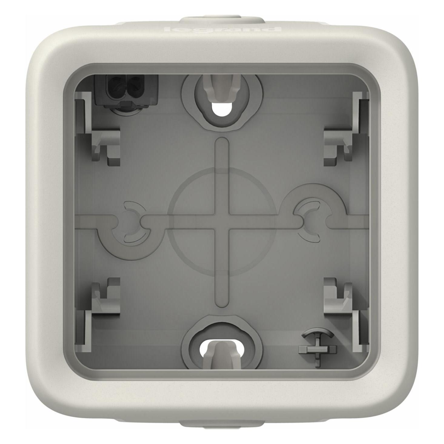 Legrand Plexo, White, Acrylonitrile butadiene styrene (ABS), Polypropylene (PP), IP55, 80 mm, 84 mm (069689)