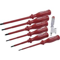 Brüder Mannesmann VDE Schraubendreher-Set 7teilig Schlitz, Kreuzschlitz Phillips M 1187-PROFI