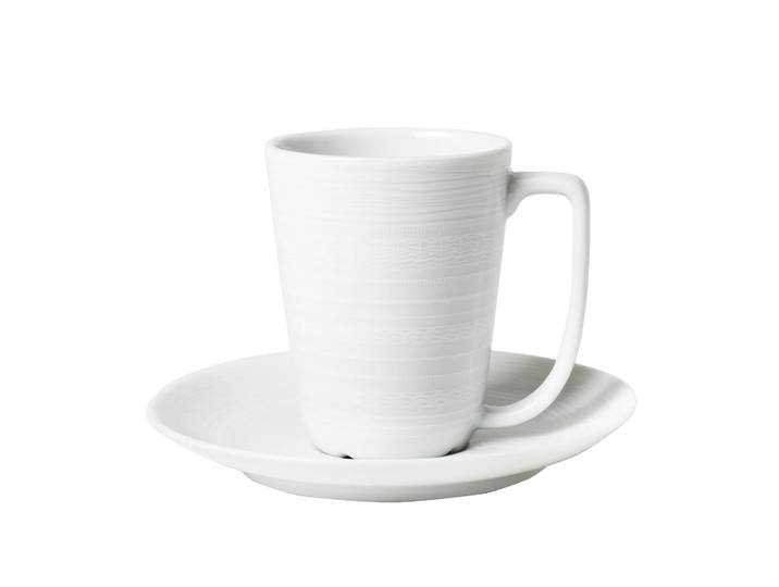 Wik & Walsøe Tasse et soucoupe Whitewood 20 cl