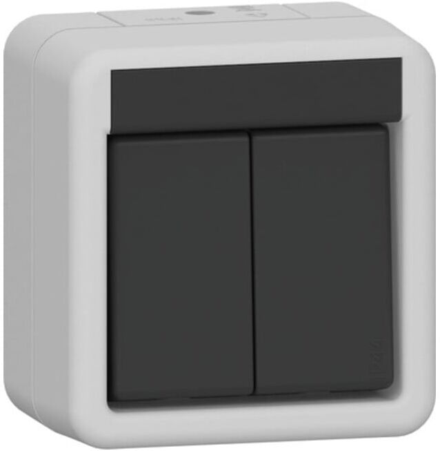 Gira Wippschalter Serien WG AP Grau 310530)