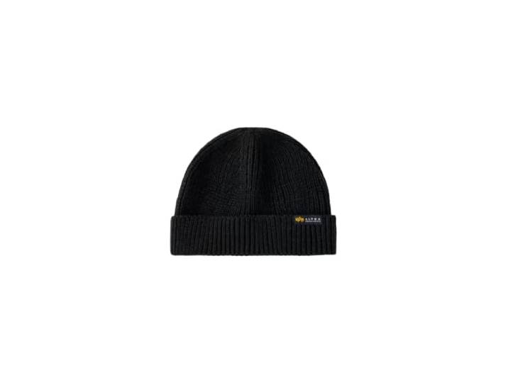 Alpha Industries Dockers Beanie Klassiches Unisex Beanie Black