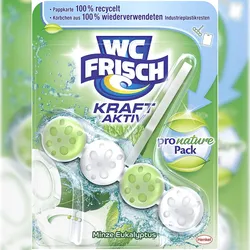 Wc-Frisch WC Frisch Kraft-Aktiv Pro Nature Minze WC-Reiniger 1 Stück Badreiniger