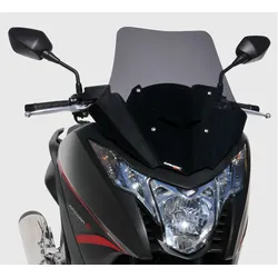 ERMAX Scooterscheibe Sport Acrylic durchsichtig Schwarz getönt für HONDA Integra 750