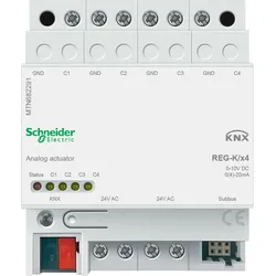 Schneider Electric MTN682291 Analogaktor REG-K/4fach, lichtgrau