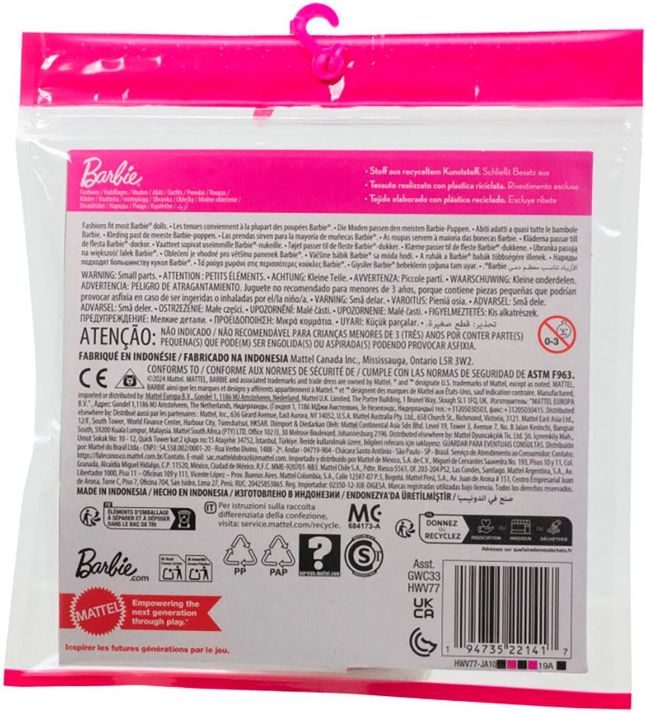 Puppenkleidung BARBIE "Barbie Fashions, mit Bräutigam-Outfit", schwarz, Puppenkleidung, Kinder, Puppenkleidung, für Ken-Puppe am Hochzeitstag