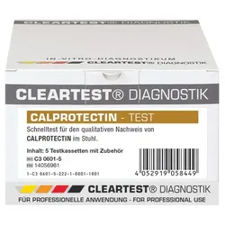 CLEARTEST  Calprotectin, Stuhlproben-Schnelltest