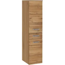 Held-Möbel Midischrank Bologna Holzoptik Braun Eiche