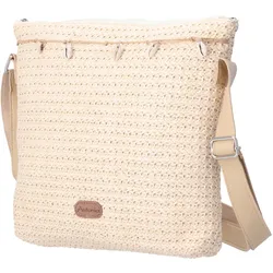 Antonio Damen Bast Tasche M - beige