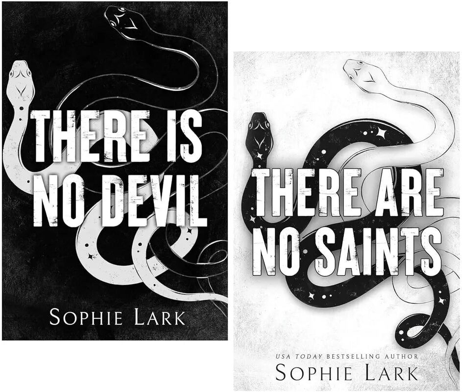 Sourcebooks Sinners Duet 2 Books Collection Set by Sophie Lark - Paperback - There Are No Saints & There Is No Devil - Dark Romance