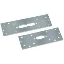 Multitubo Halteplatte aus Stahl verzinkt doppelt 150mm