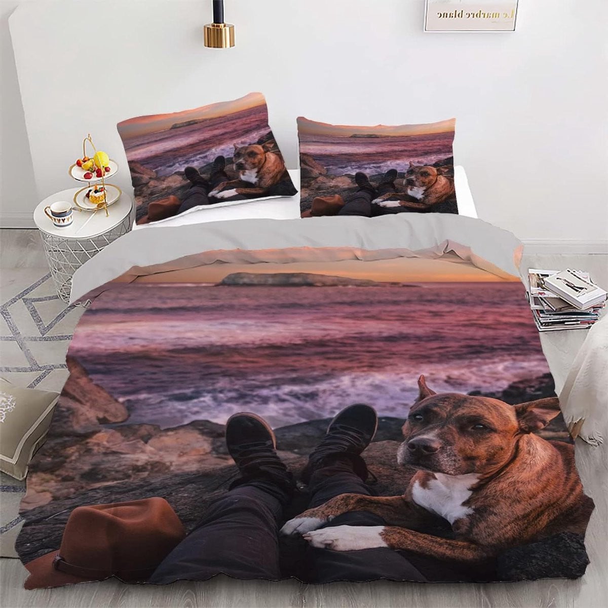 Dekbedovertrek Set Geel - Zachte Microvezel - 135 x 200 cm