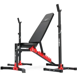 Set MH19 | verstellbare Hantelbank MH-L115 + höhenverstellbarer Hantelständer MH-S201 x2 - Marbo Sport