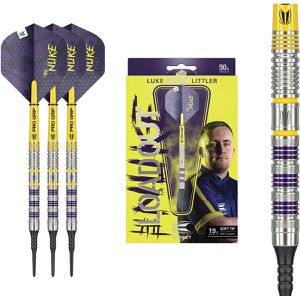 Target-Darts Dartpfeile Luke Littler Loadout, mit Kunststoffspitze, 19g, 3 Stück