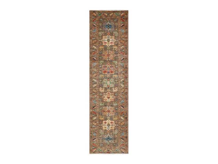 Kazak Ghazni Teppich 82x304 Handgeknüpft Orientteppich Läufer Wolle