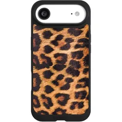 Nivocase Handyhülle für Apple iPhone Air Hülle NIVOpure Case Schwarz Animalprint Fell Leopard (Apple iPhone Air), Smartphone Hülle, Schwarz