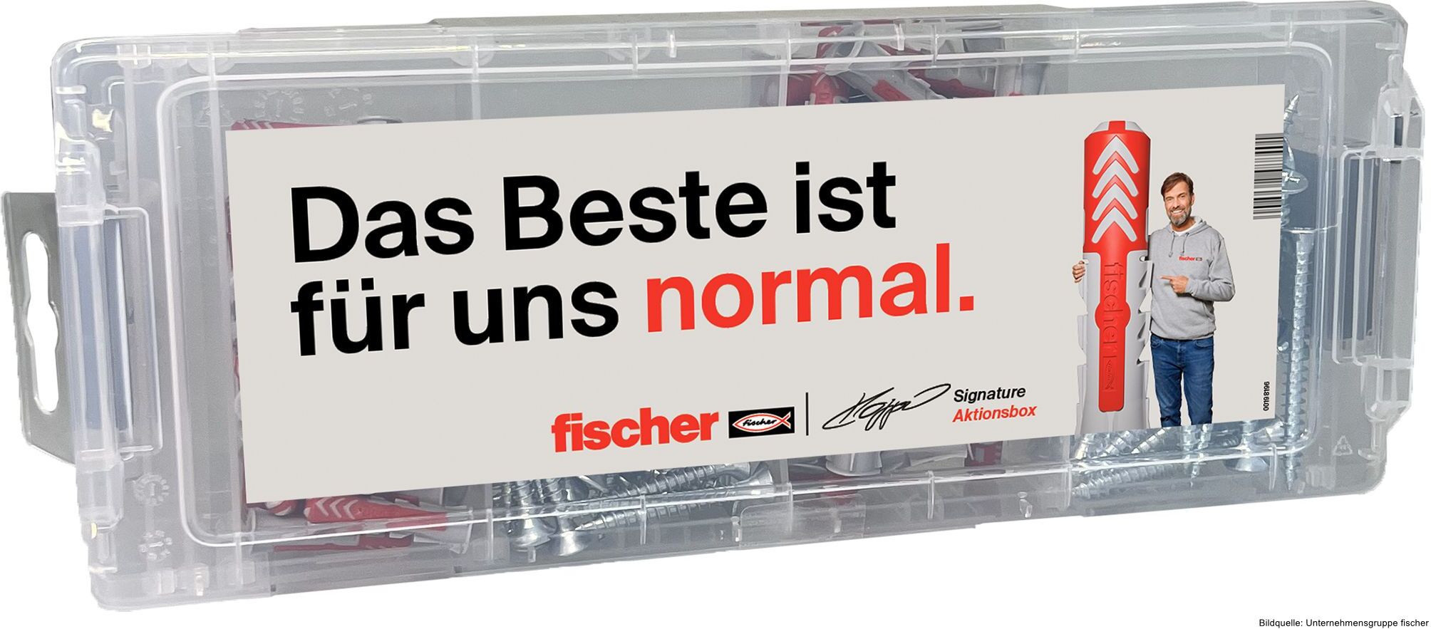 fischerwerke fischer „Klopp Signature“ Aktionsbox, 160-teilig