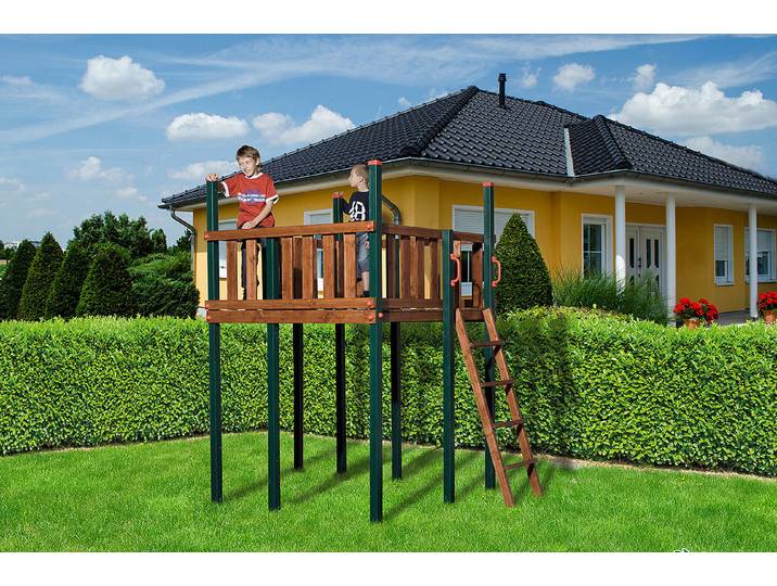 Weka Tabaluga Spielturm 816 D aus Holz 167 × 160 cm