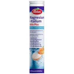 Abtei Magnesium + Kalium Aktiv Plus 15 St