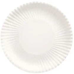 100 Teller tief, Pappe `pure` rund Ø 22 cm · 3 cm